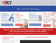 Tablet Screenshot of ert-cpr.com